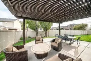 backyard patio pergola