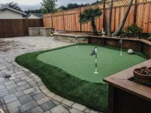 backyard putting green