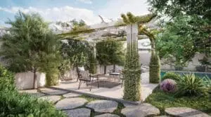 custom backyard pergola outdoor carpentry