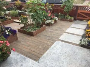 patio garden boxes