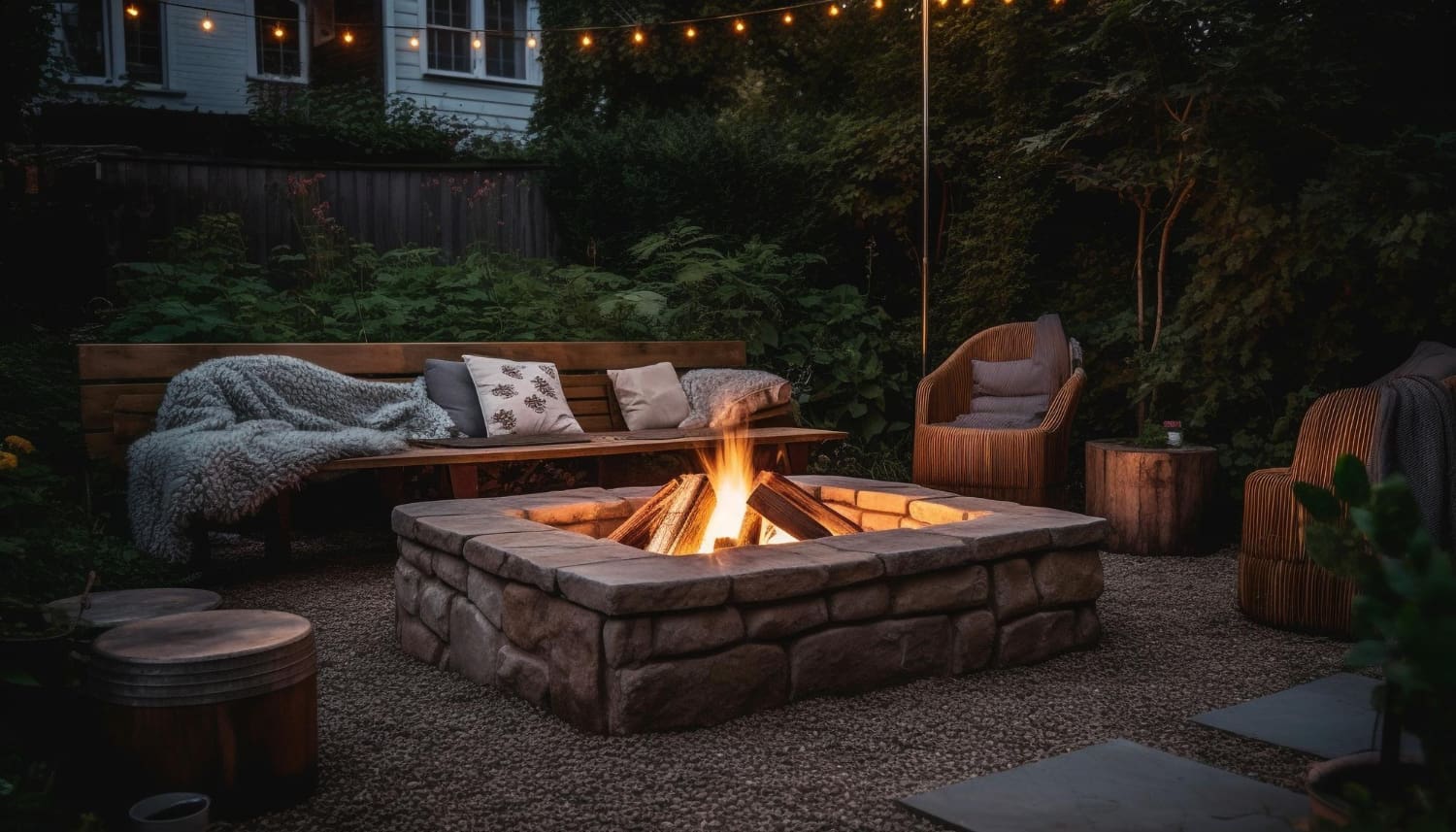 Springtime Fire Pit Fire Pit Area Ideas for Spring Comfort | Keystone Yards