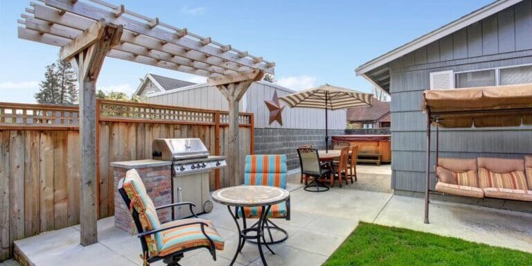 outdoor living space